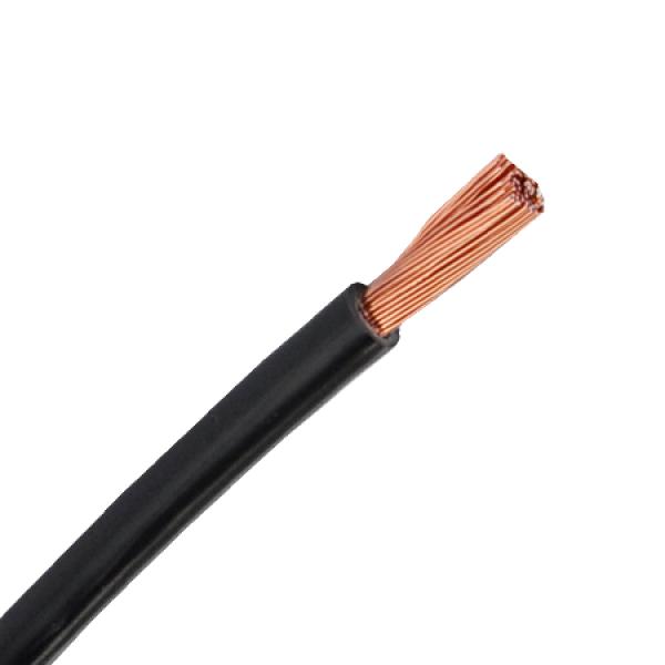 Kuststoffaderleitung H07V-K 2,5 qmm schwarz (feindrähtig)